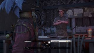 Assassin's Creed Black Flag Resynced repair ship by paying the harbourmaster with a hat