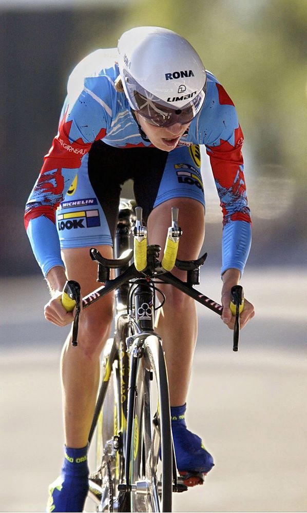 Former Canadian cyclist Genevieve Jeanson