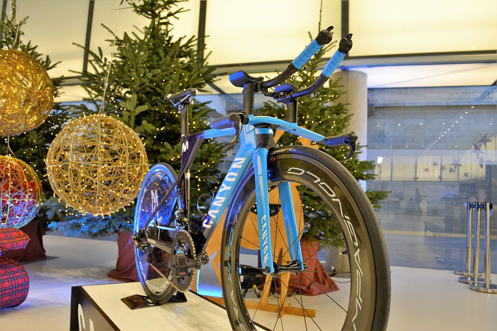 Canyon time trial bikes for Movistar
