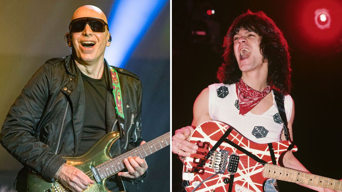 Joe Satriani and Eddie Van Halen 