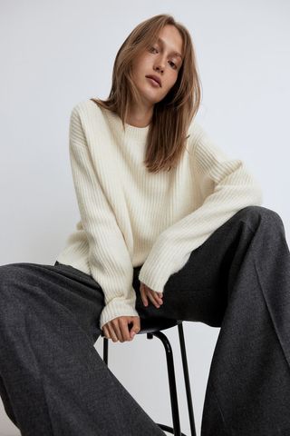 Rib-Knit Jumper