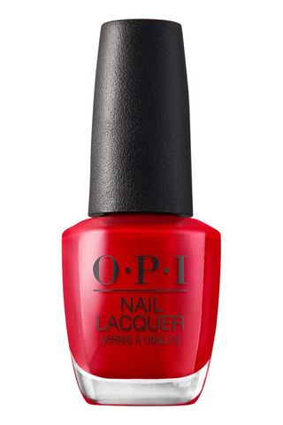 OPI big city apple red nail polish