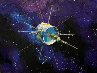 Artist's Concept of ISEE-3 (ICE) Spacecraft