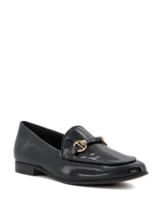 Dune Leather Bar Trim Loafers