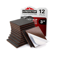 3. 3" X-PROTECTOR Non Slip Furniture Pads:was $12.91now $9.99 at Amazon