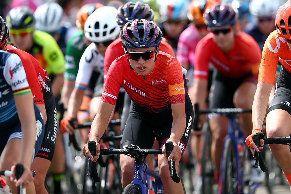 Kasia Niewiadoma (Canyon-SRAM) during stage 2 at OVO Energy Women's Tour