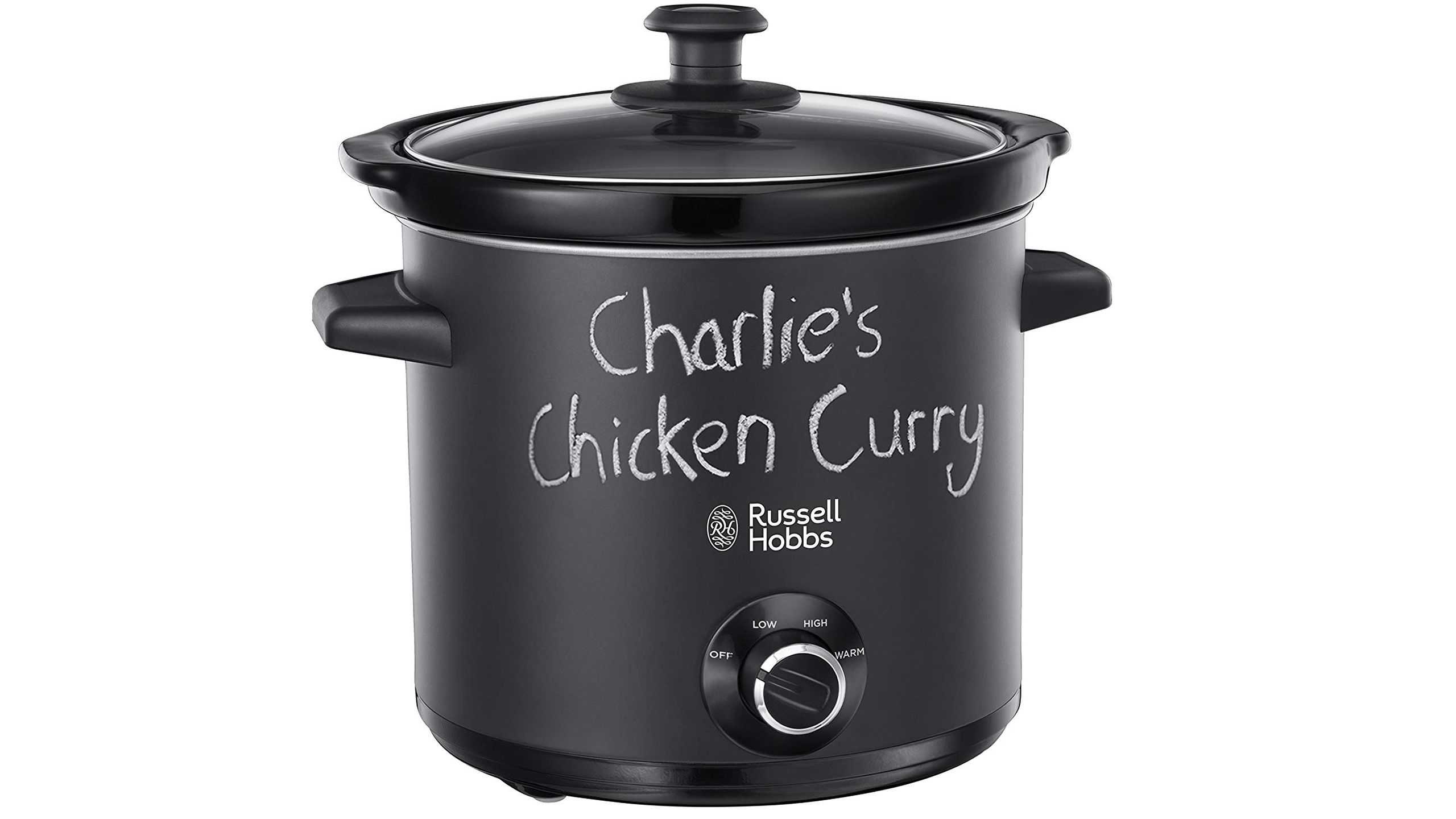 Bester Langsamkocher für den Spaß: RUSSELL HOBBS CHALK BOARD SLOW COOKER