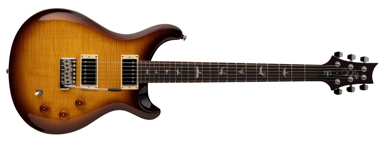 PRS's SE DGT Tobacco Sunburst model