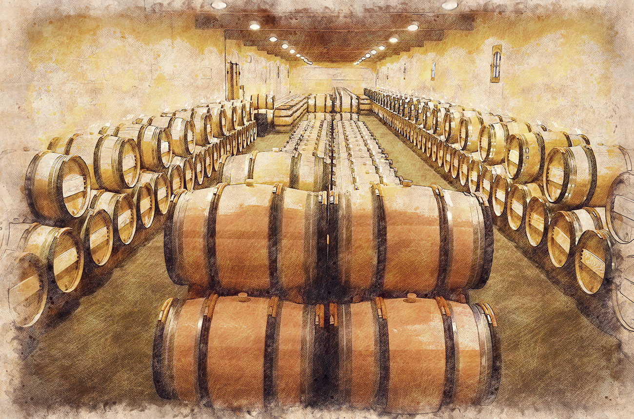 wine barrel cellar