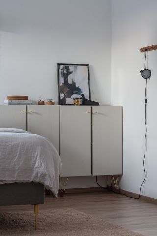 Ikea small bedroom ideas IKEA Ivar hack