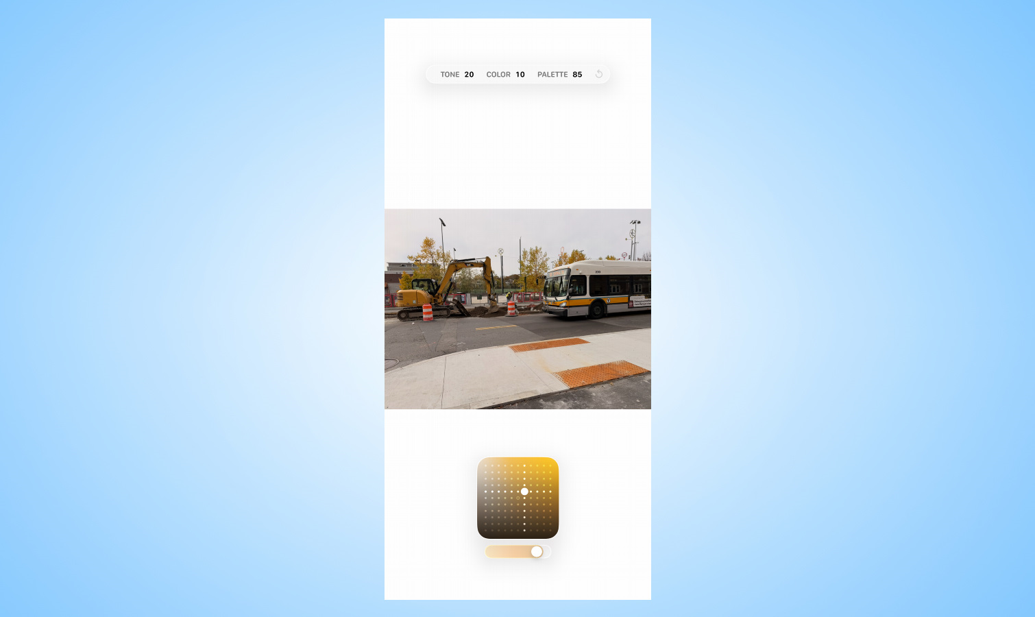 Screen shots of iOS 26 Photos App Editing Tools.