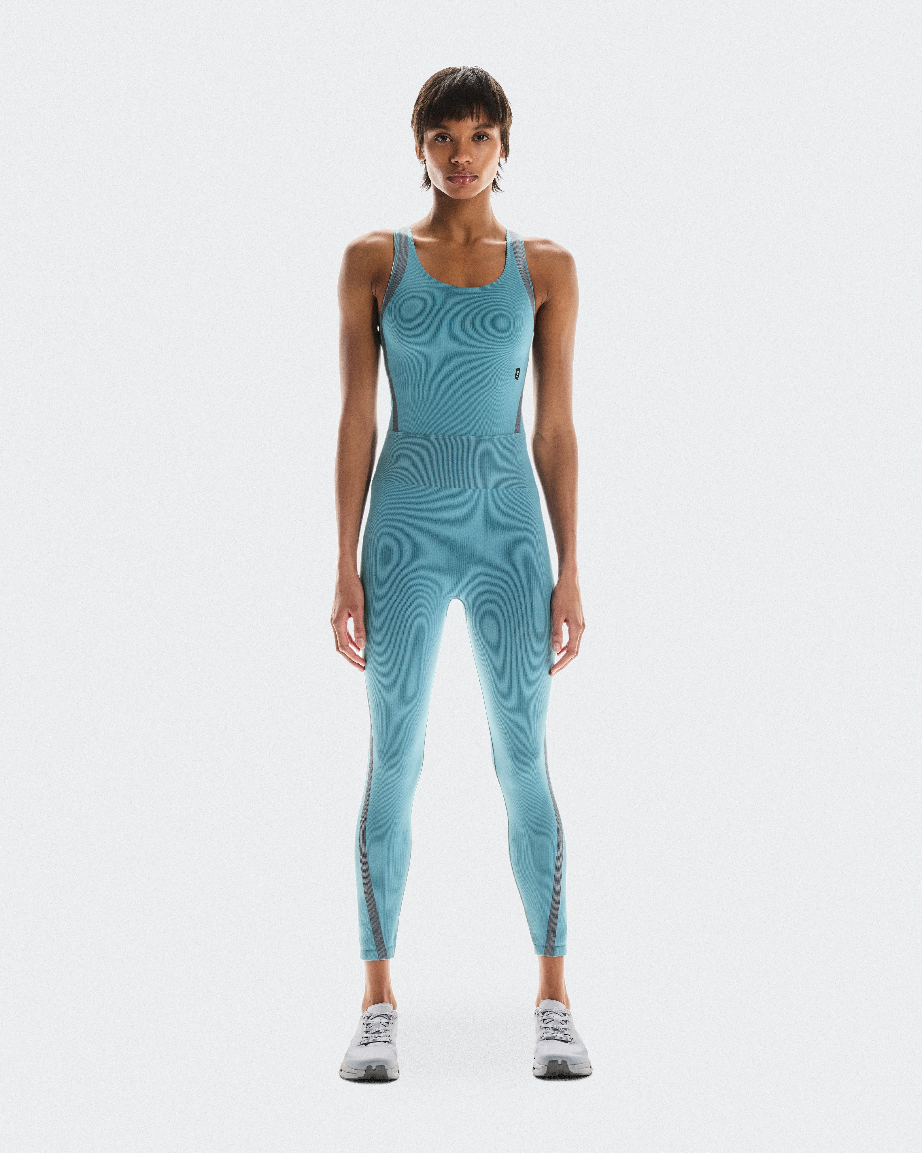 Women's Studio Knit Bodysuit 7/8 Niagara | Rock