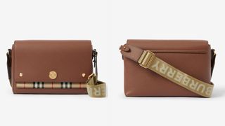 composite of Burberry Note Bag in Tan