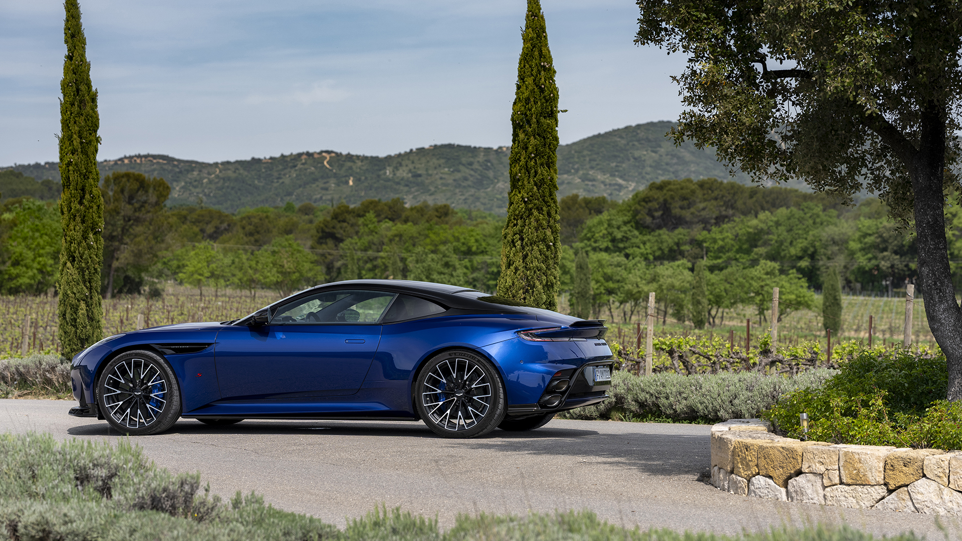 Aston Martin DB12 S in blue