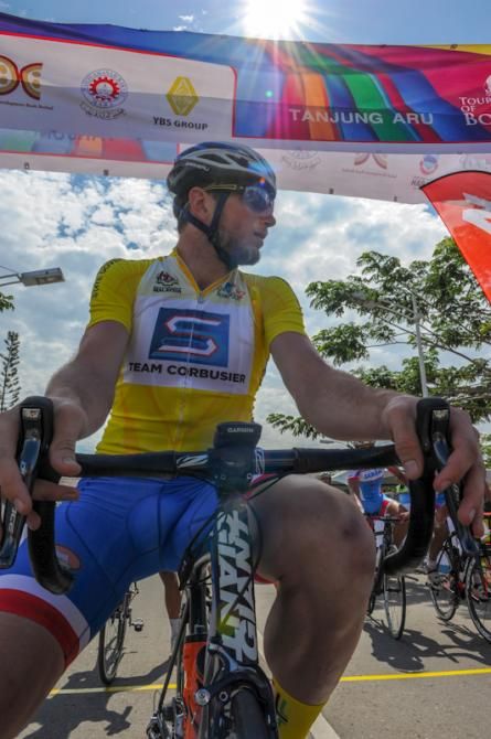Race leader after stage 1, Paul Van Der Ploeg (Corbusier)