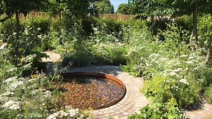 The Health & Wellbeing Garden by Alexandra Noble Design at Hampton Court 2018