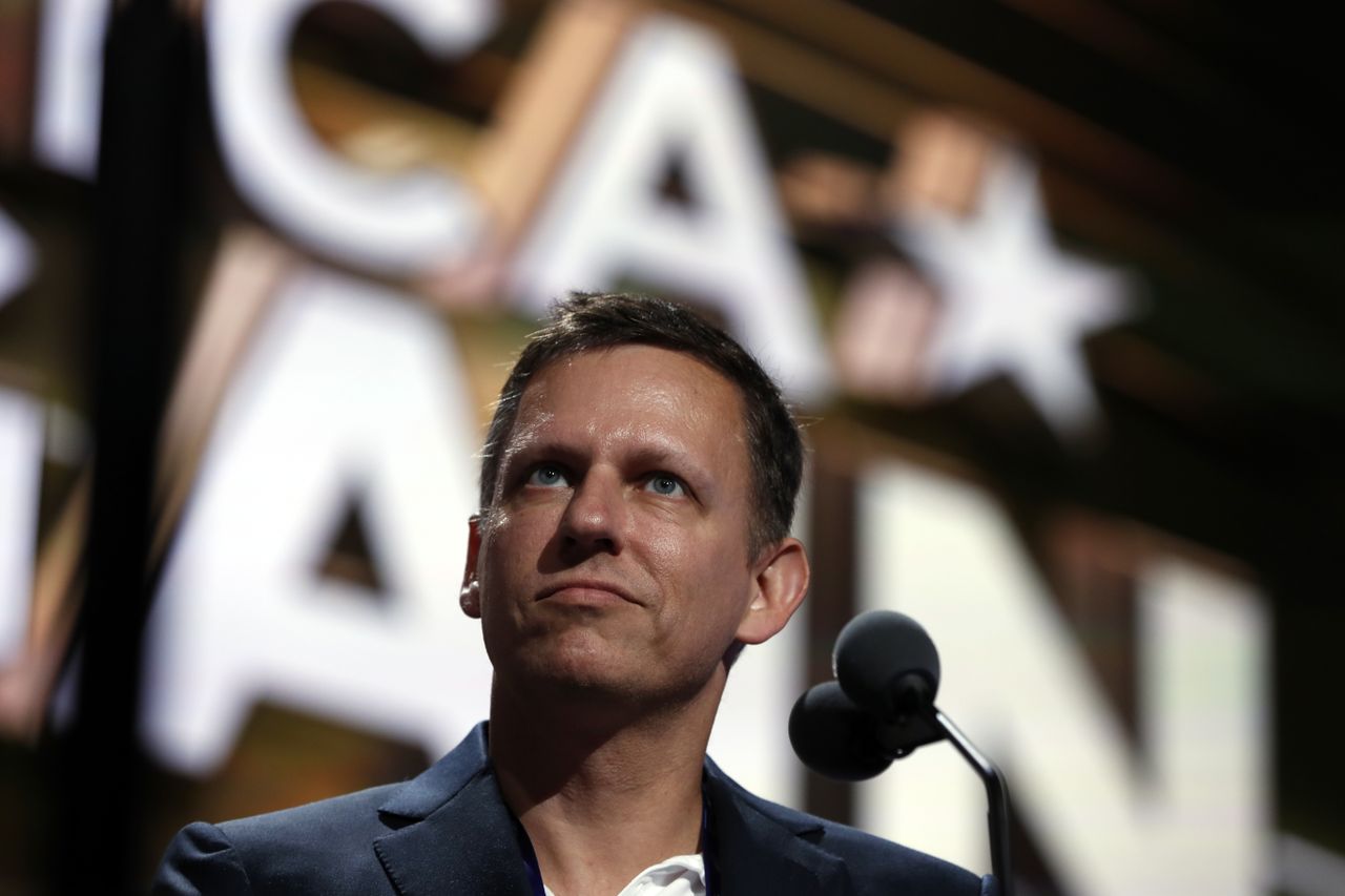 Billionaire tech investor Peter Thiel.