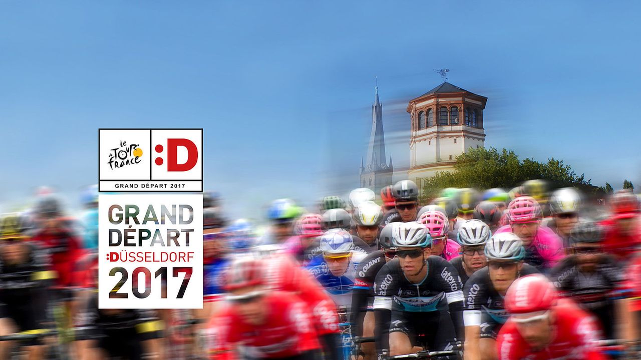 2017's Grand D&eacute;part began in D&uuml;sseldorf, Germany. We love the fun derived from playing with the umlaut here