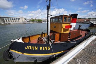 This shot of a vintage tug, taken from just a few feet away, demonstrates the enormous depth of field available at 12mm