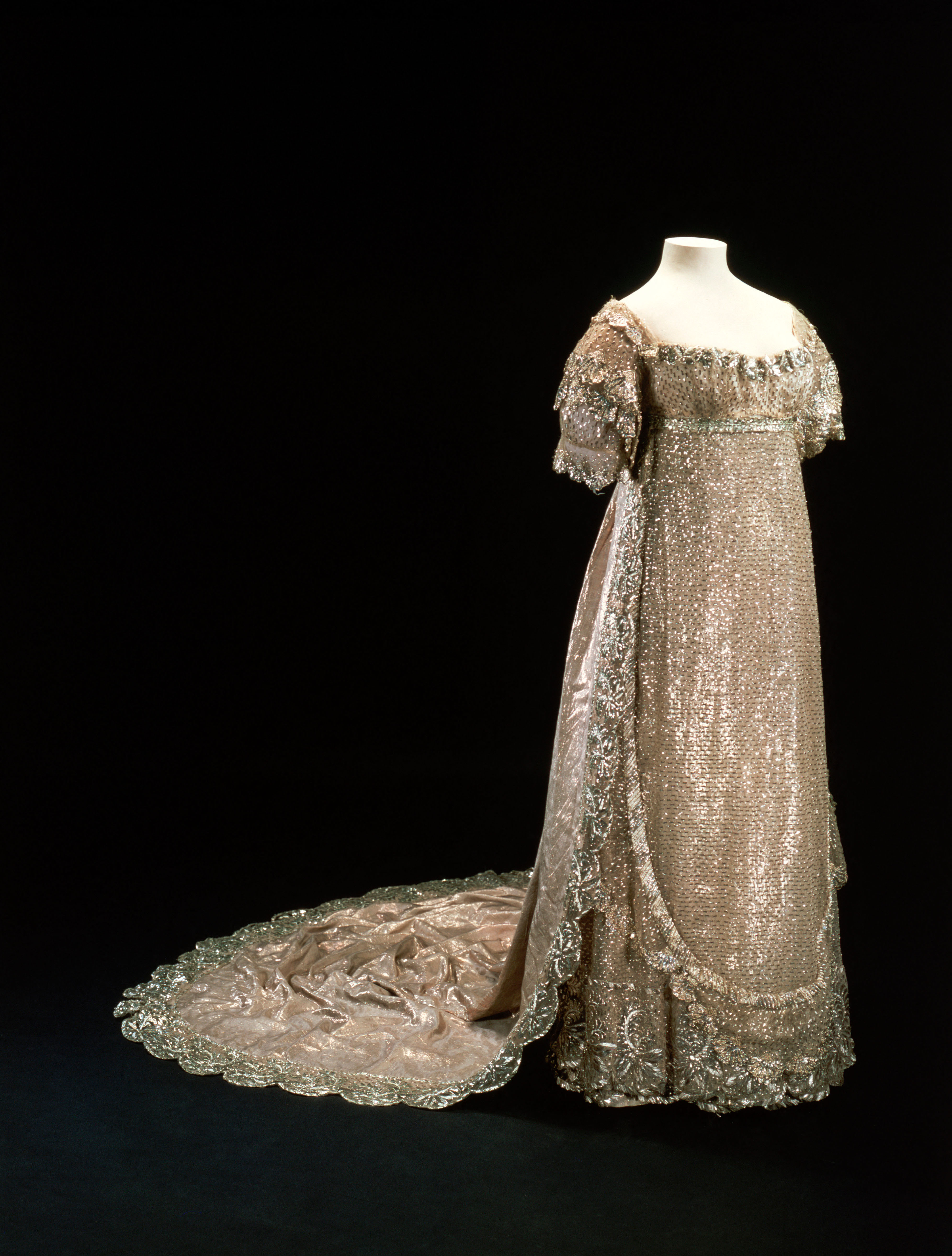 Princess Charlotte's wedding dress, 1816.