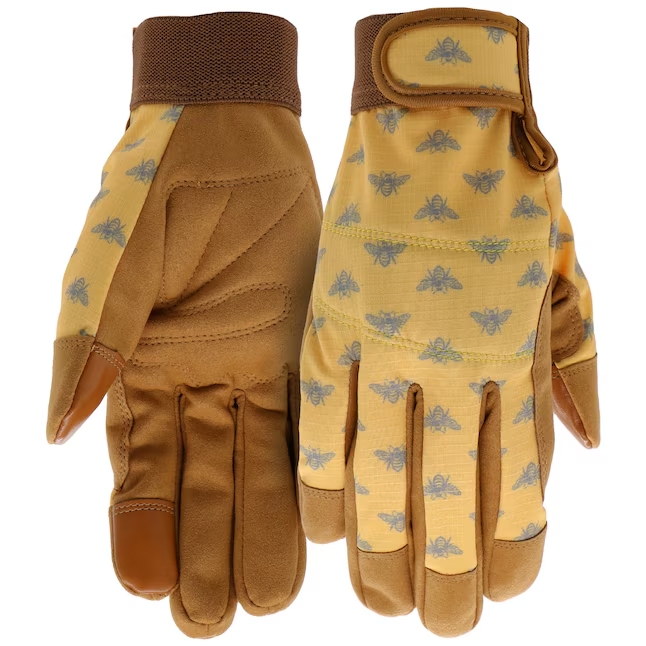 Lowe's bee gardening gloves
