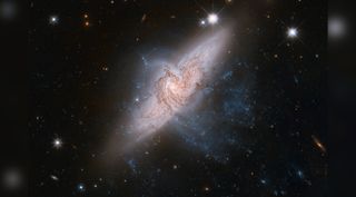 Hubble image of NGC 3314
