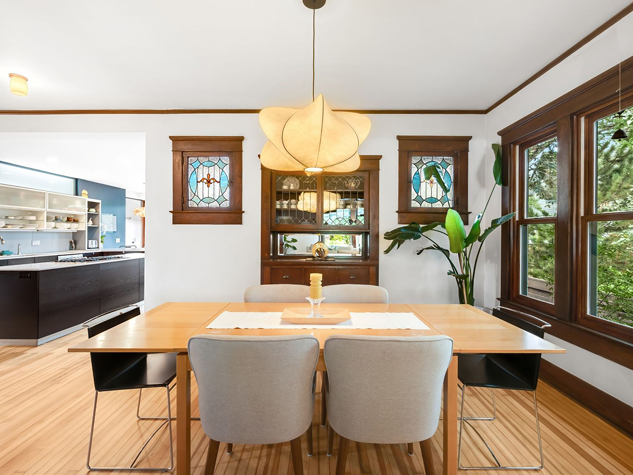 Dining room in Denver home