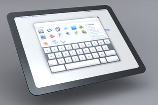 Google tablet mockup