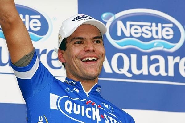 Gert Steegmans happy to be on the top step of the podium in his home country of Belgium