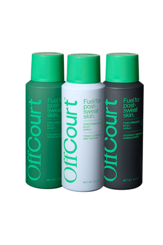 OffCourt aluminum free deodorant spray