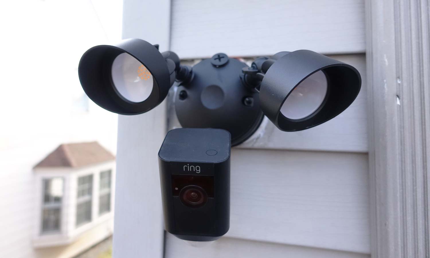 best outdoor security cameras: Ring floodlight camera