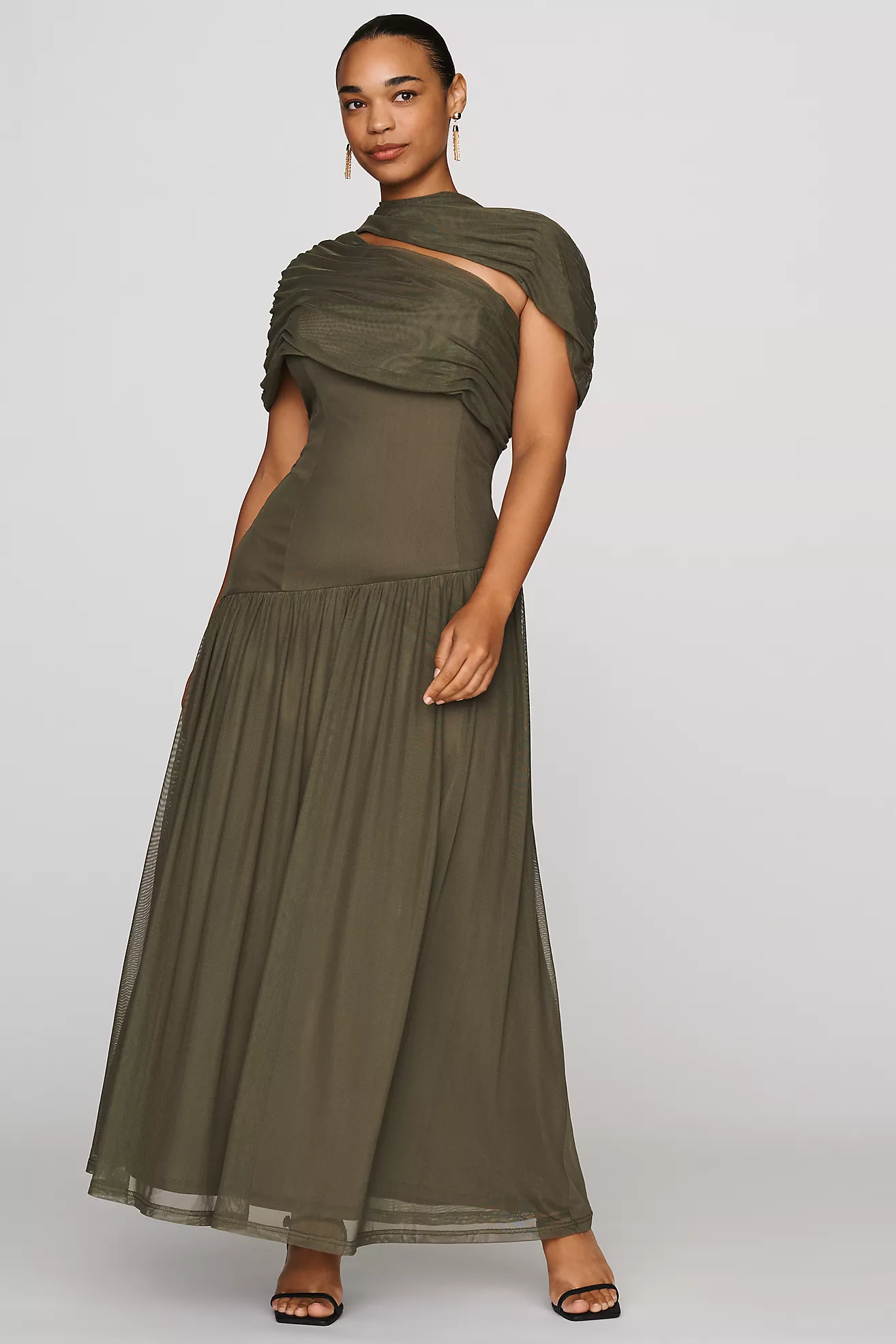 Hutch Pasha Mesh Maxi Dress