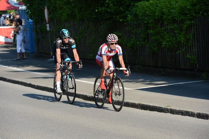 Alexandr Kolobnev and Matthew Hayman