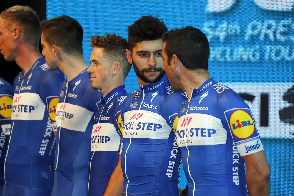 Fernando Gaviria takes the stage with Quick-Step