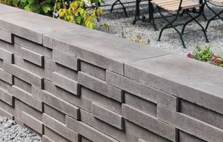 gray concrete eco wall
