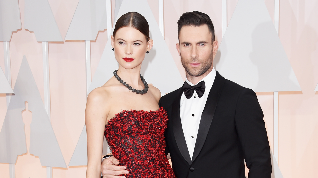 Behati Prinsloo and Adam Levine