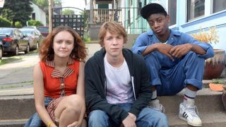 (L-R) Olivia Cooke as Rachel Kushner, Thomas Mann as Greg Gaines and RJ Cyler as Earl Jackson in Me and Earl and the Dying Girl 