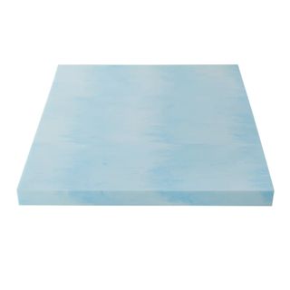 Blue mattress topper