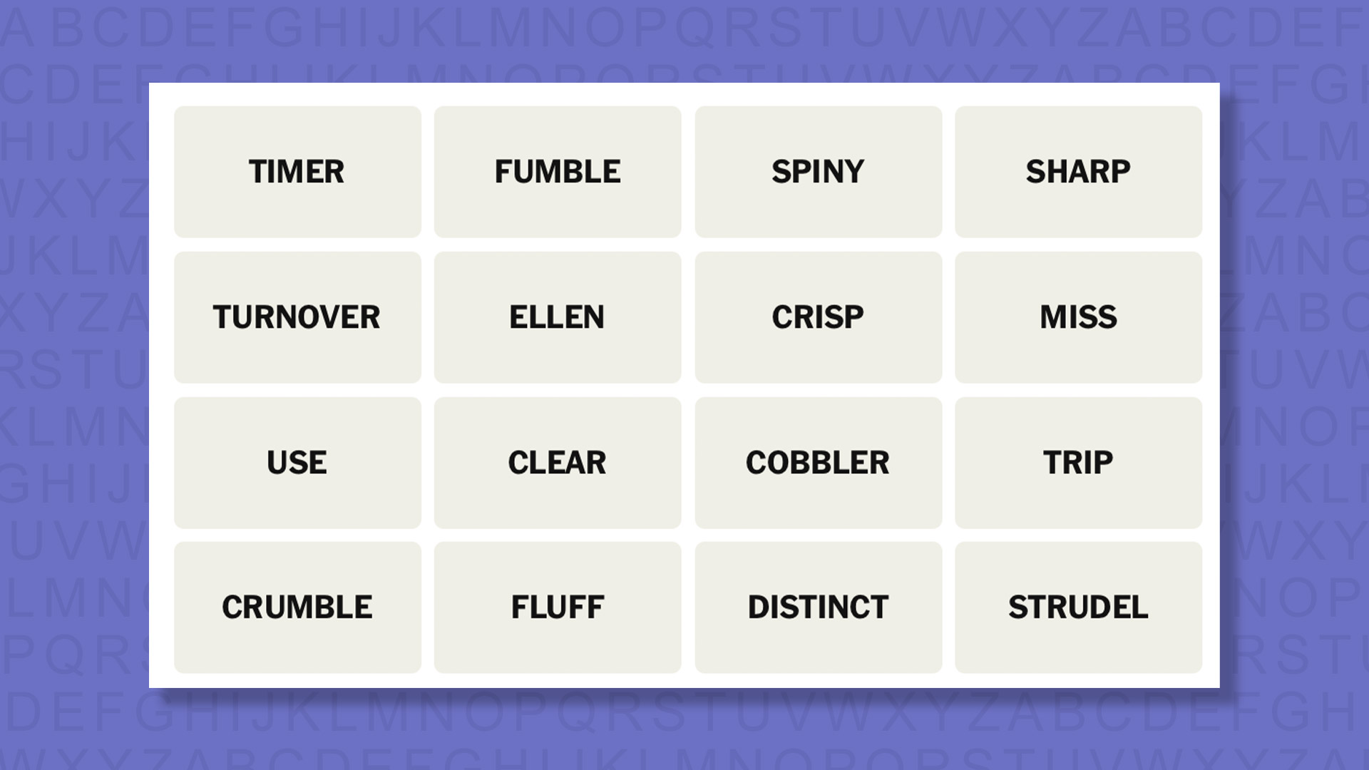 NYT Connections hints for game 956 on a purple background