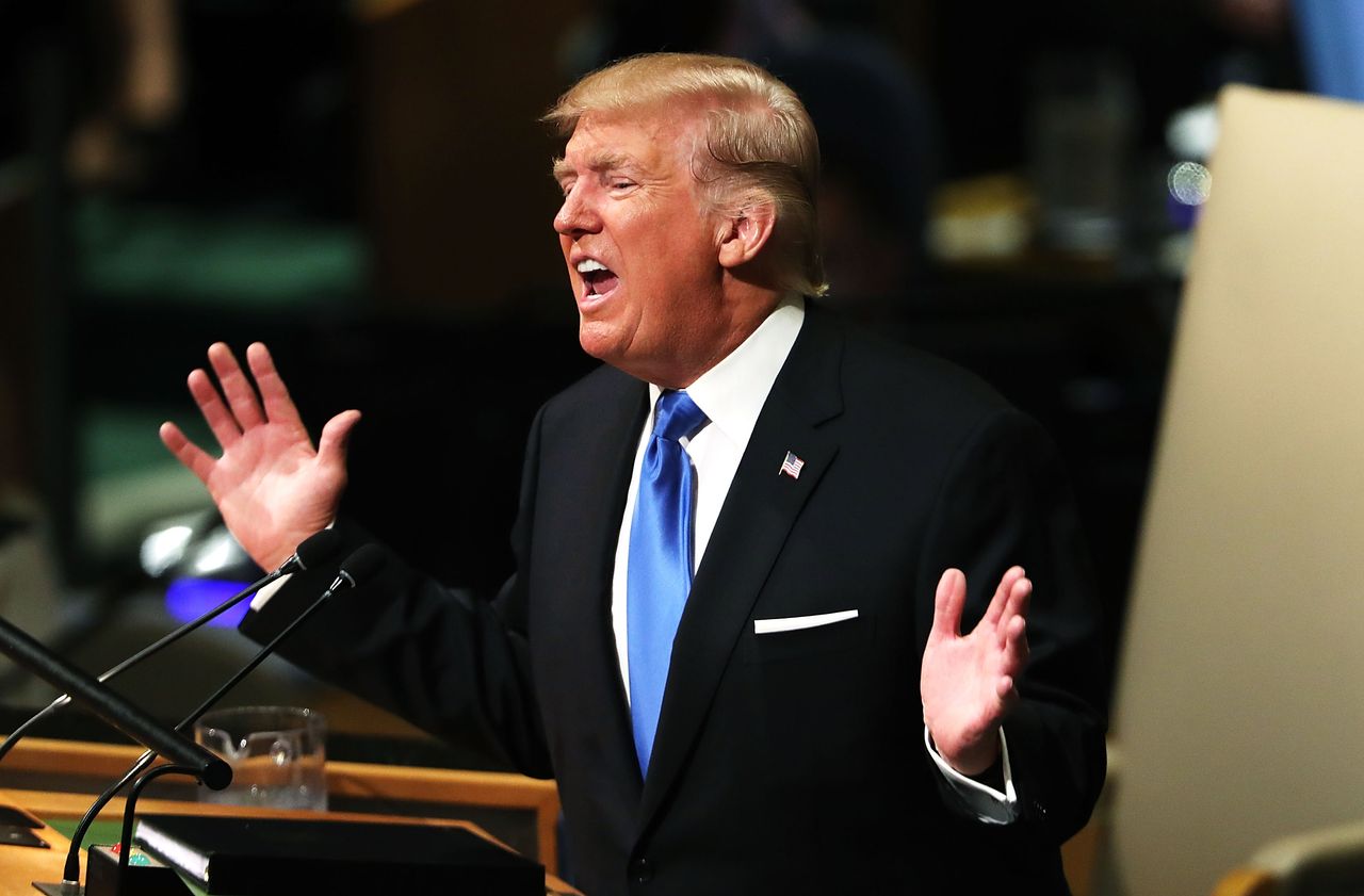 President Trump speaks at the UN General Assembly