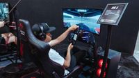 Attendees at the 2026 SimRacing Expo.