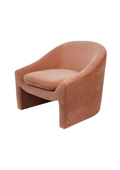 Clayford Upholstered Armchair in Blush