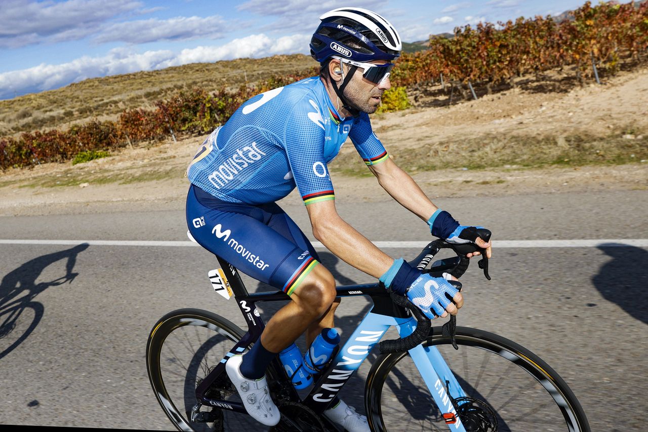 Vuelta Espana 2020 - 75th Edition - 8th stage Logrono - Alto de Moncalvillo 164 km - 28/10/2020 - Alejandro Valverde (ESP - Movistar Team) - photo Luis Angel Gomez/BettiniPhoto&Acirc;&copy;2020