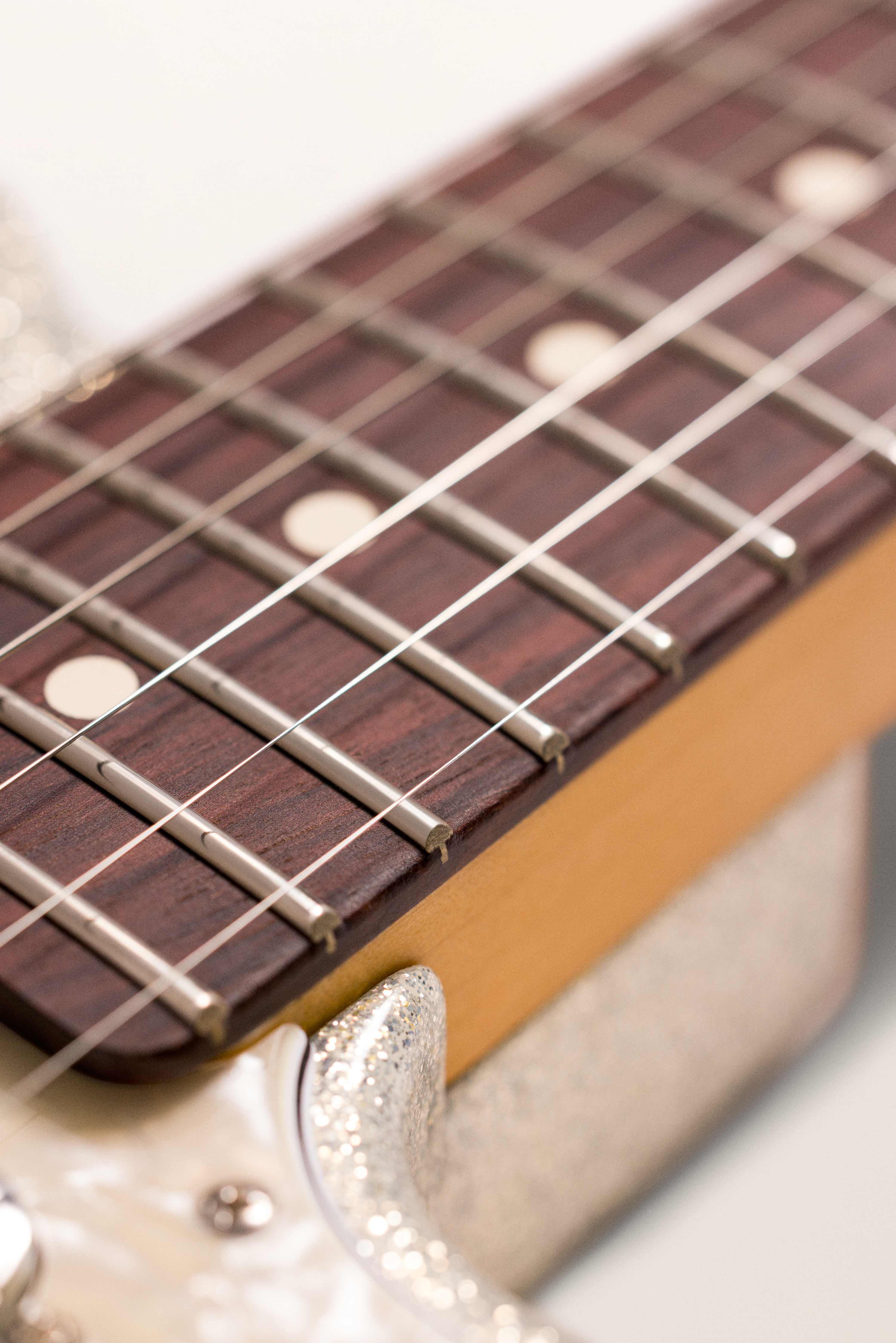 Details of the 75th Anniversary Player II Telecaster in Diamond Dust Sparkle