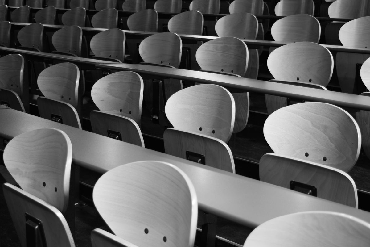 An empty classroom