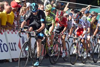 Chris Froome on stage three of the 2015 Tour de France