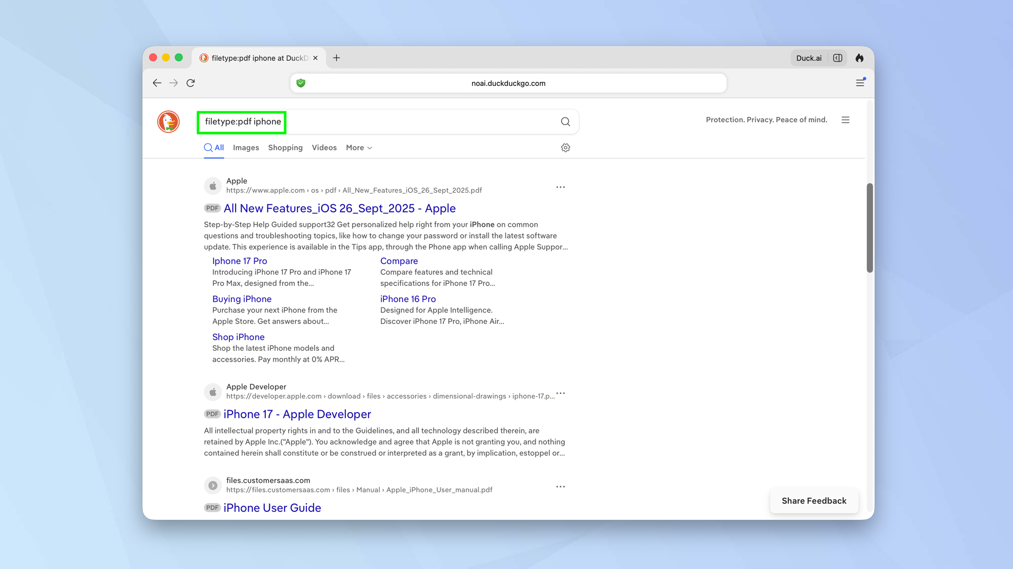 چگونه هنگام استفاده از NoAI از DuckDuckGo بیشترین بهره را ببرید؟