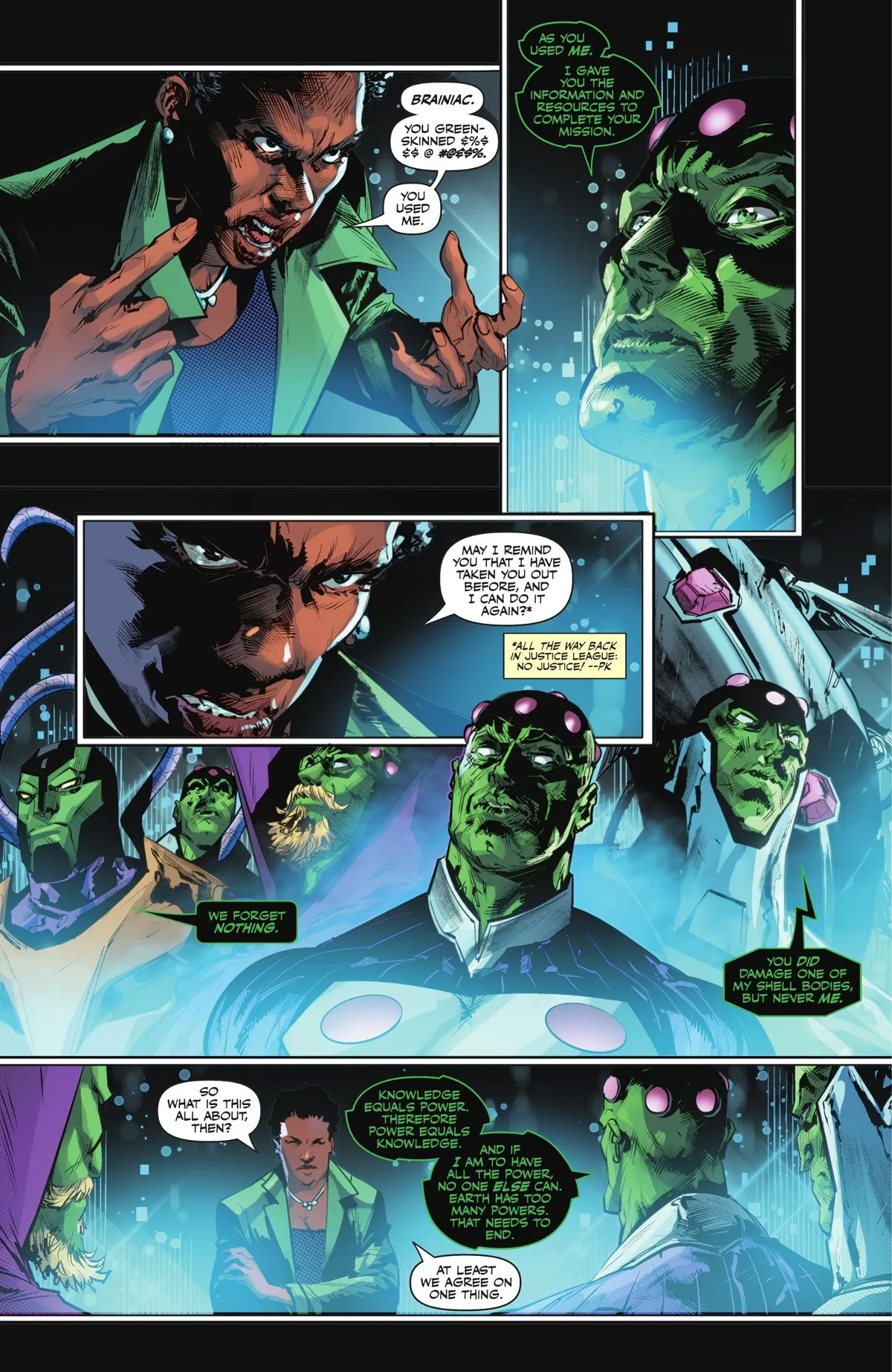 Art from Superman: House of Braniac special