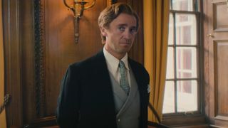 Tom Felton as Mr. Archibald Davenport in Fackham Hall.