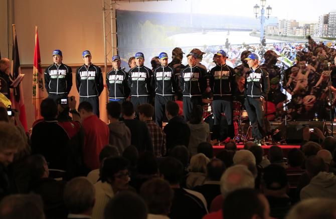 The Lampre - Merida team